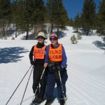 Montes 3-day 001 Shawna Ramsey and Jim Miller enjoy a beautiful day on the snow.
